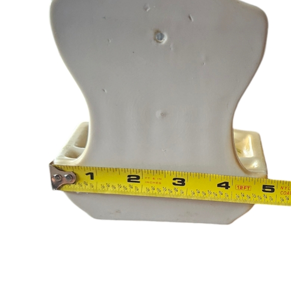 Vintage Nippon Hand Painted Porcelain Toothbrush Soap Holder Hang Stationary - Picture 6 of 8